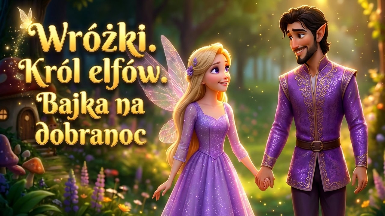 Król elfów. Bajka czytana o wróżkach. Bajka edukacyjna na dobranoc.