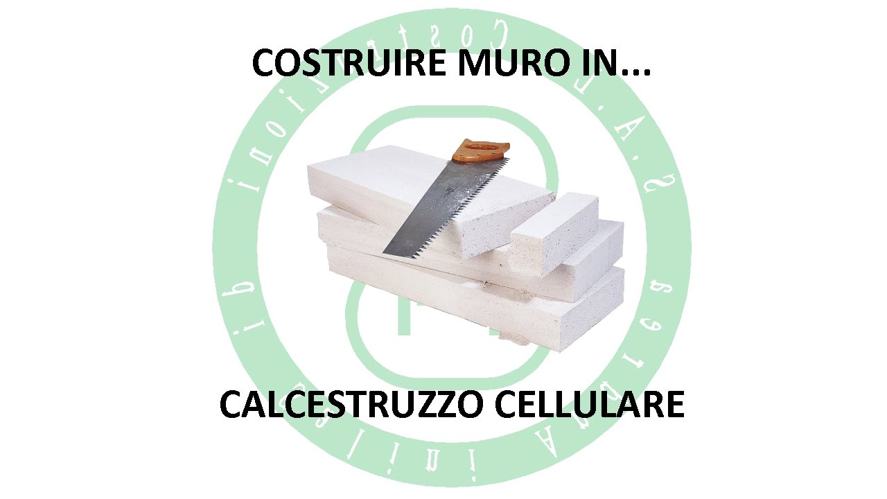 Muro in Calcestruzzo Cellulare (Alleggerito)