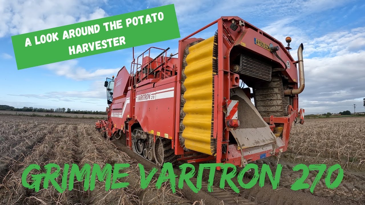 GRIMME VARITRON 270.. POTATO HARVEST 2024  - Fenland Farming Adventures