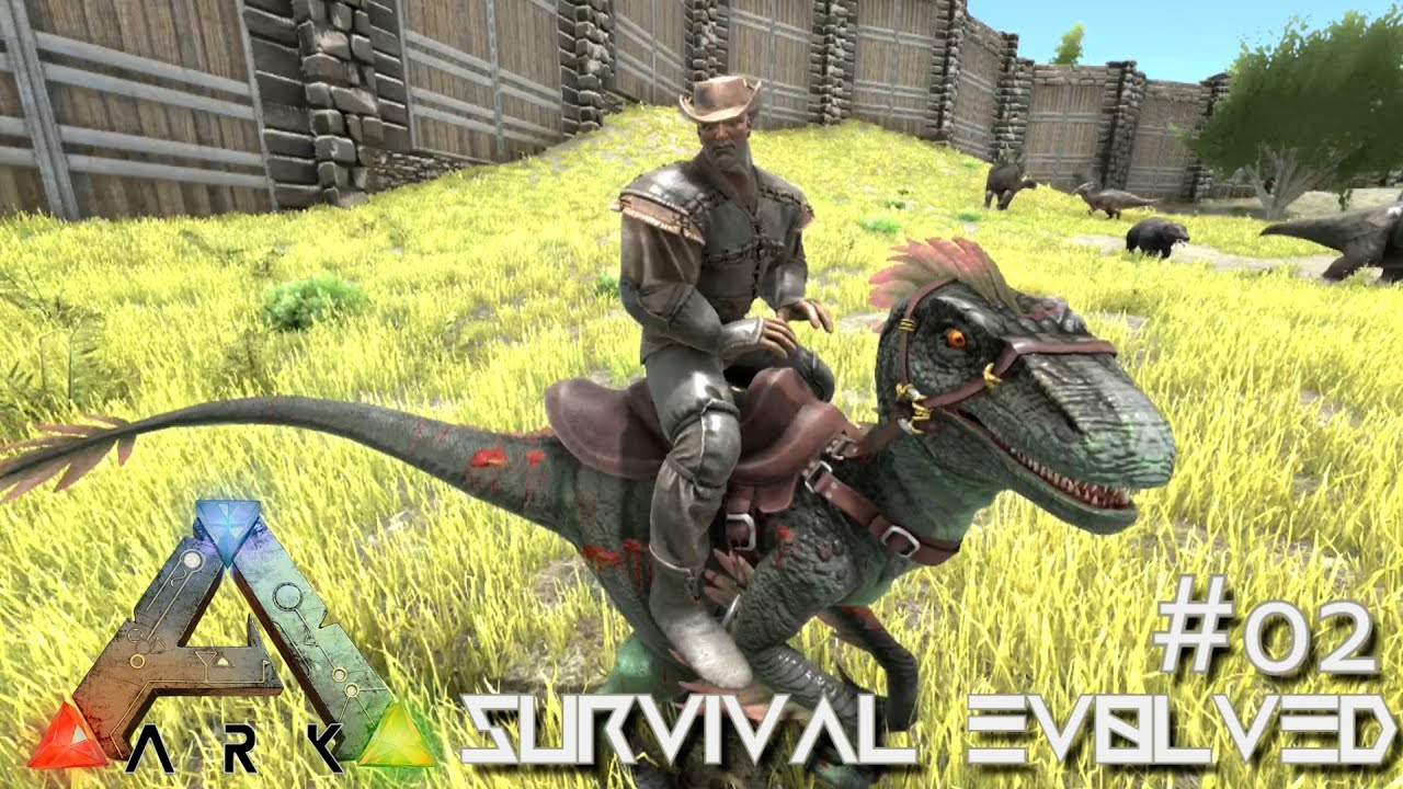 ARK: Survival Evolved - ARRIVAL TO NEW POOPING EVOLVED HQ !!! - [Ep 02] (Server Gameplay)