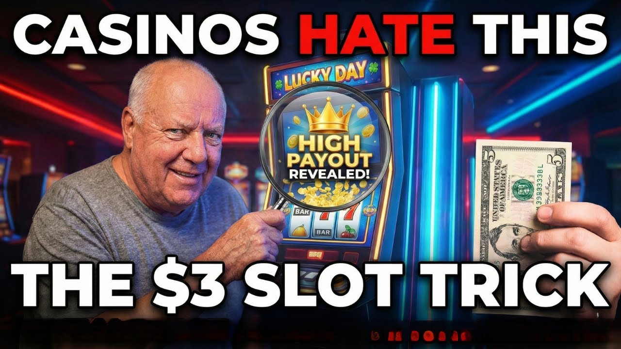 Casinos HATE This $3 Slot Trick (Reveals High-Payout Machines Fast)