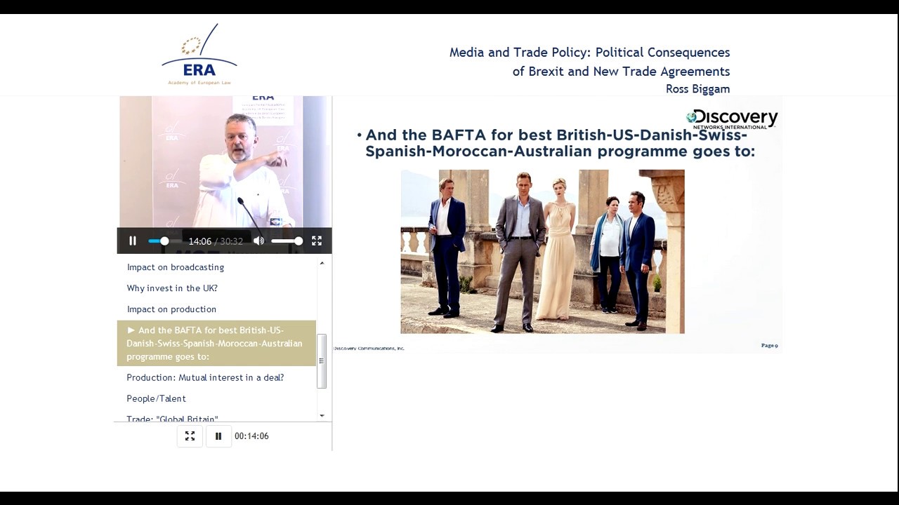 Media and Trade Policy: Political Consequences of Brexit and New Trade Agreements