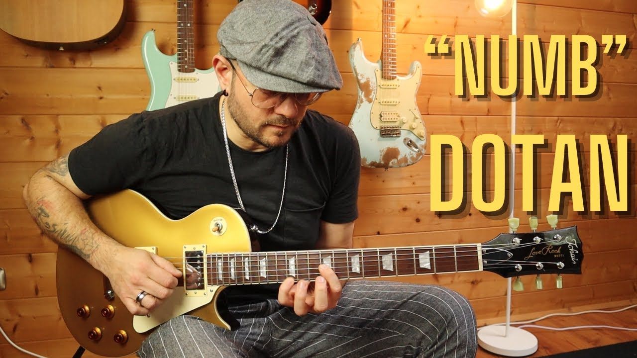 Dotan - Numb - Guitar Cover & Original Solo