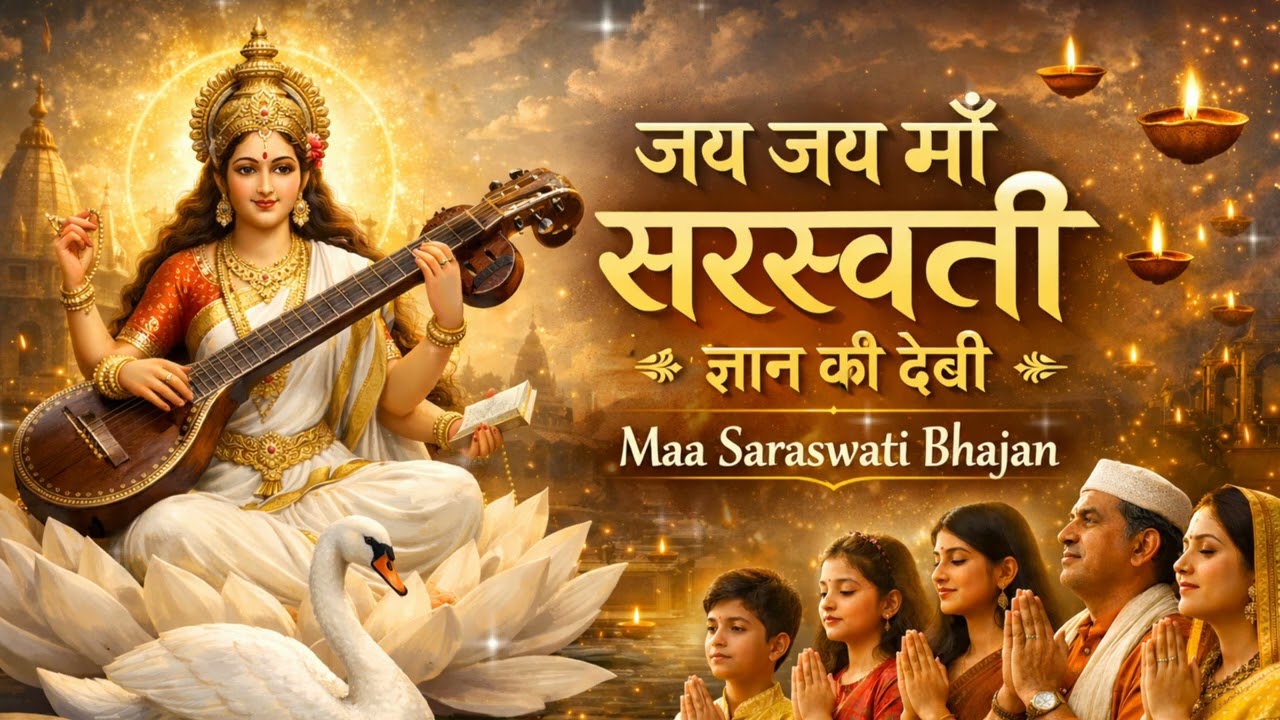 Maa Saraswati Bhajan 2026 | जय जय माँ सरस्वती | Saraswati Vandana | Bhakti Song | #aarti
