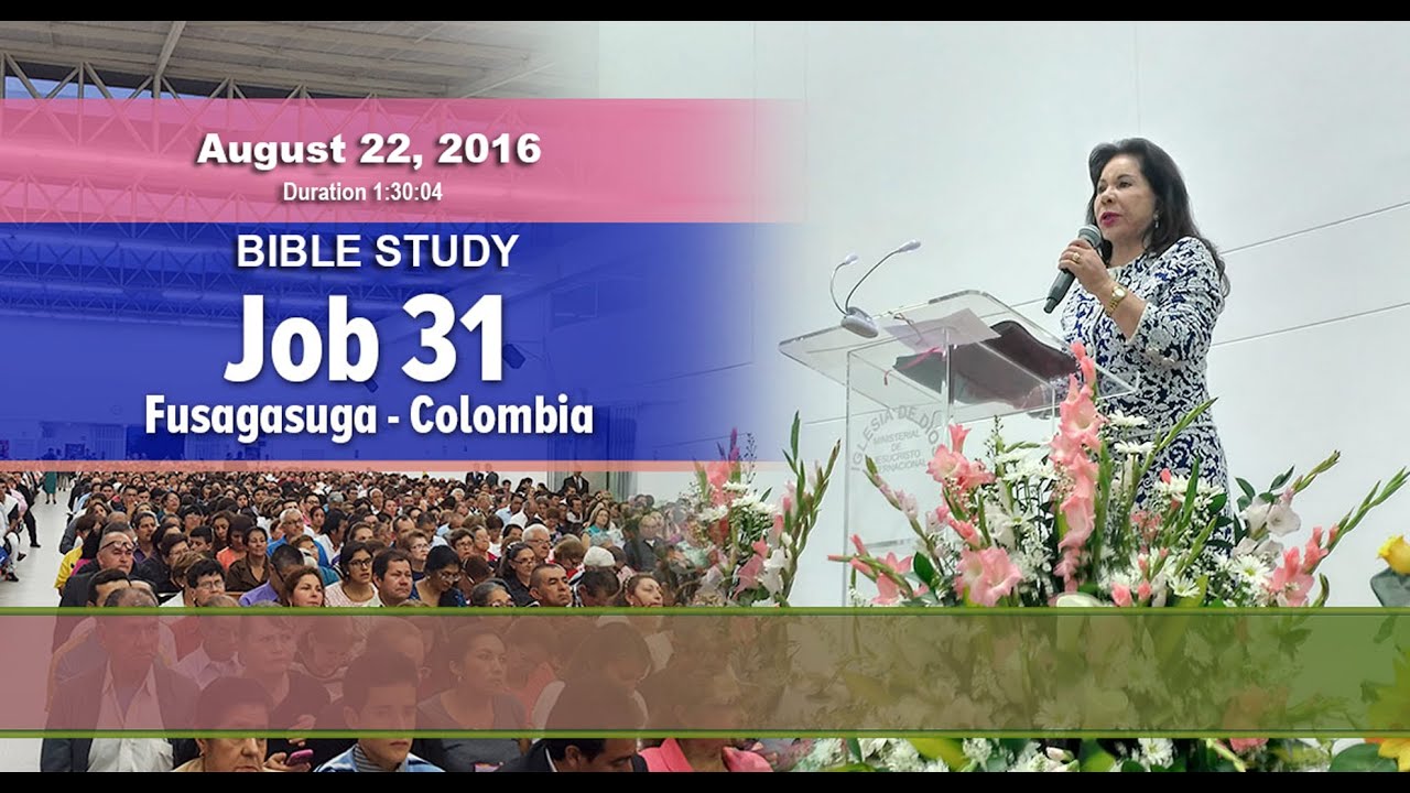 Bible Study: Job 31 – Sister Maria Luisa Piraquive (August 22, 2016)