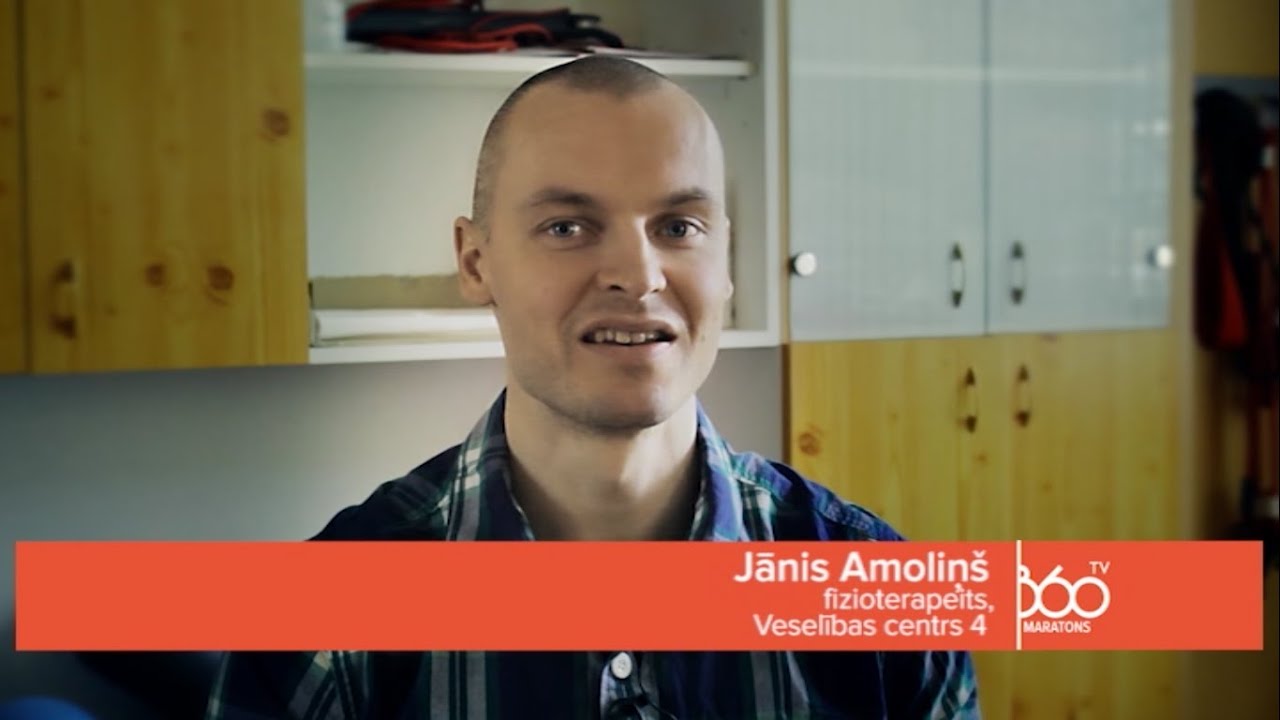 Fizioterapeita Jāņa Amoliņa padomi raidījumā 