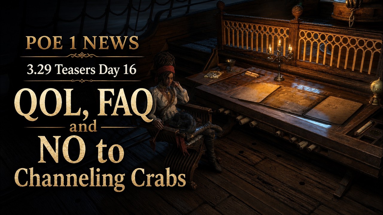 POE 1 - 3.29 Teasers Day 16: GGG FAQ, more QOL updates - Path of Exile Curse of the Allflame