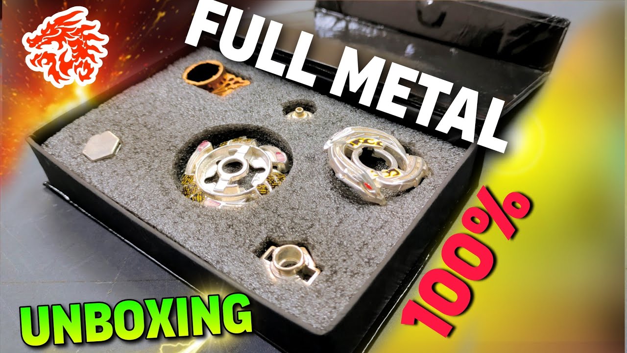 100 % FULL METAL Beyblade - extremely Unbeatable? - UNBOXING