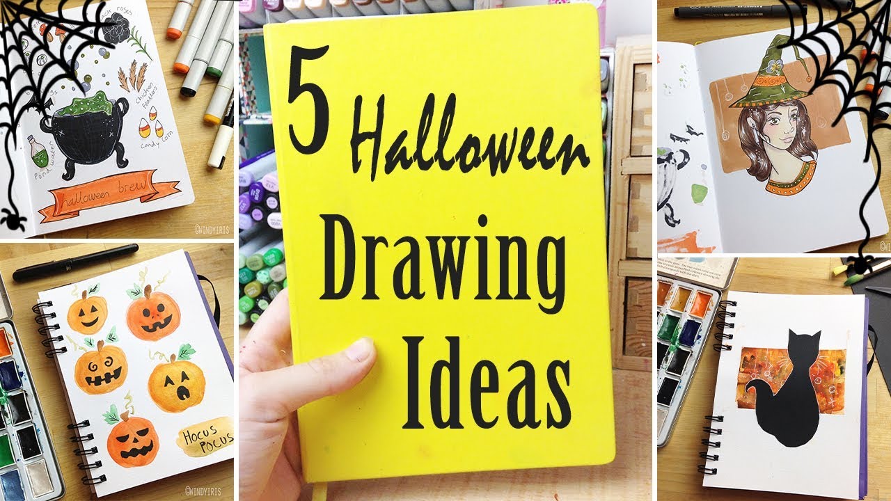 5 Halloween Drawing/Art Ideas: More Ways to Fill Your Sketchbook