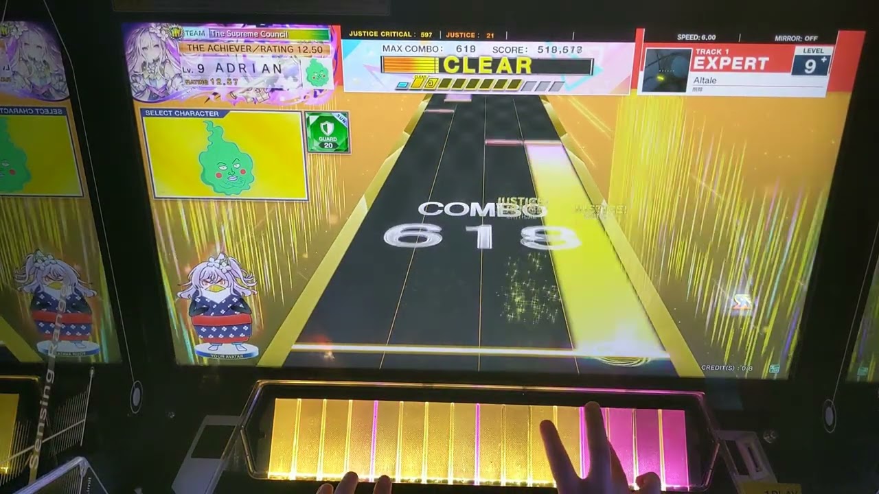 CHUNITHM LUMINOUS - Altale [Lv. 9+ EXPERT] (SSS FC 1,008,437)