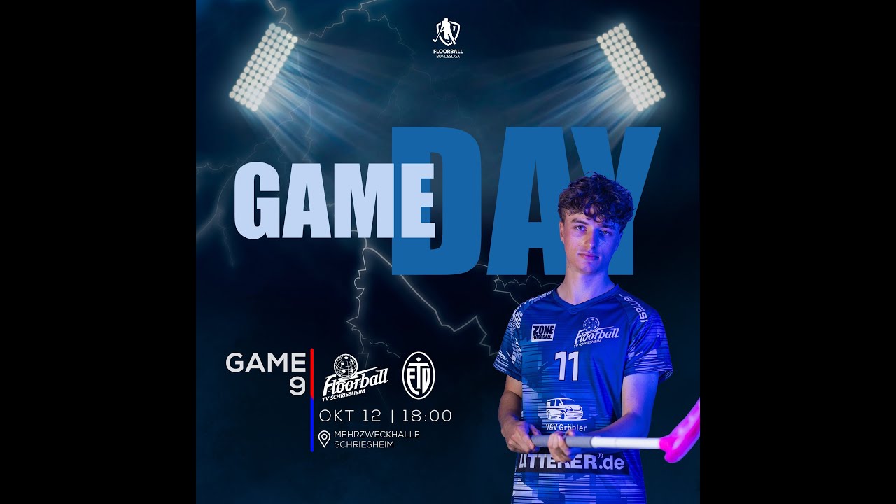 1. Floorball Bundesliga TV Schriesheim vs Hamburg