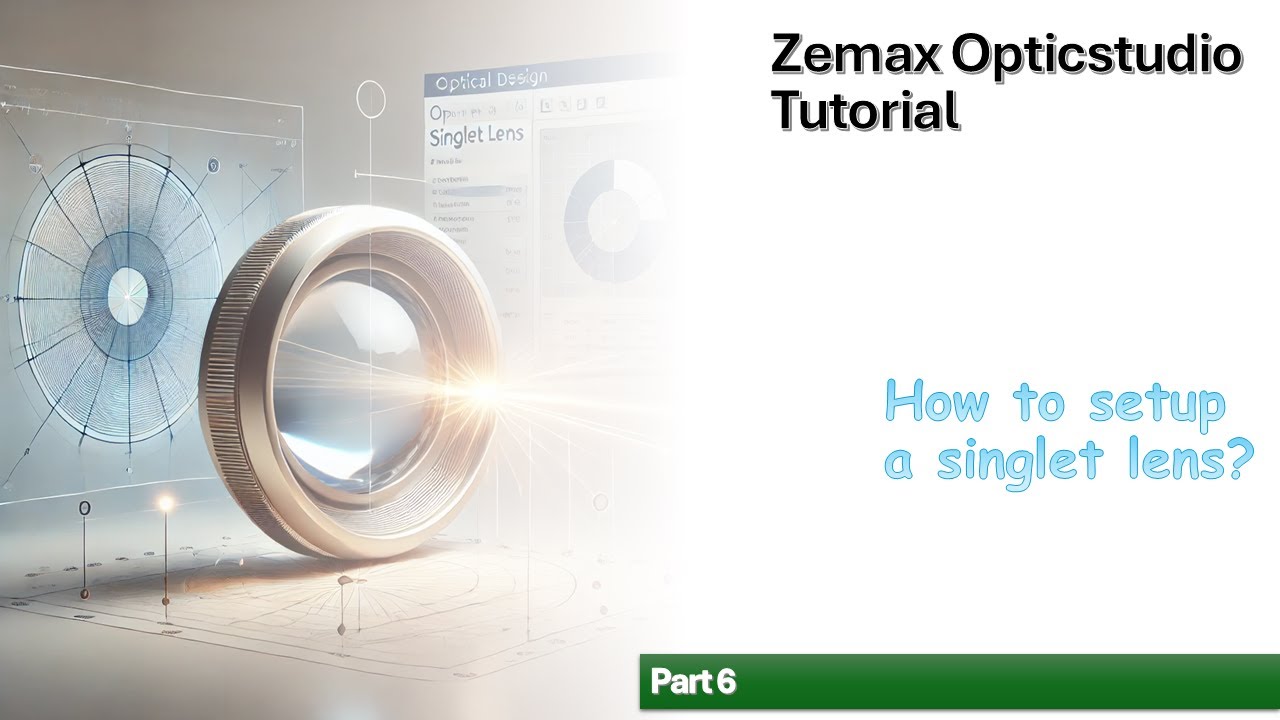 Учебное пособие по Zemax Opticstudio | Настройка объектива Signlet, часть 6