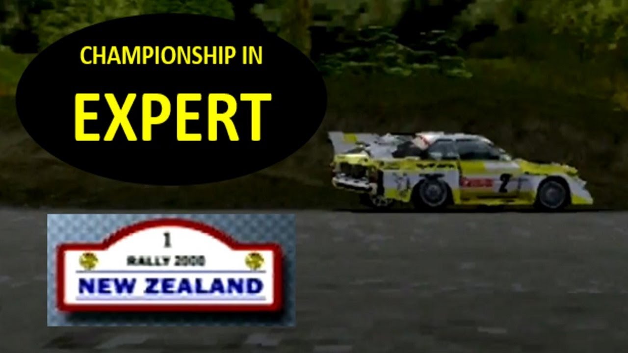 Championship in EXPERT (New Zealand) - Colin McRae Rally Walkthrough Part 1 | PS1
