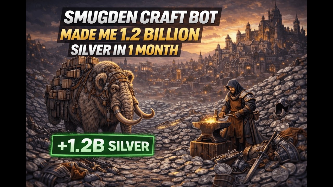 CRAFT BOT MADE ME 1.2B SILVER | 1 MONTH PROFIT ?!
