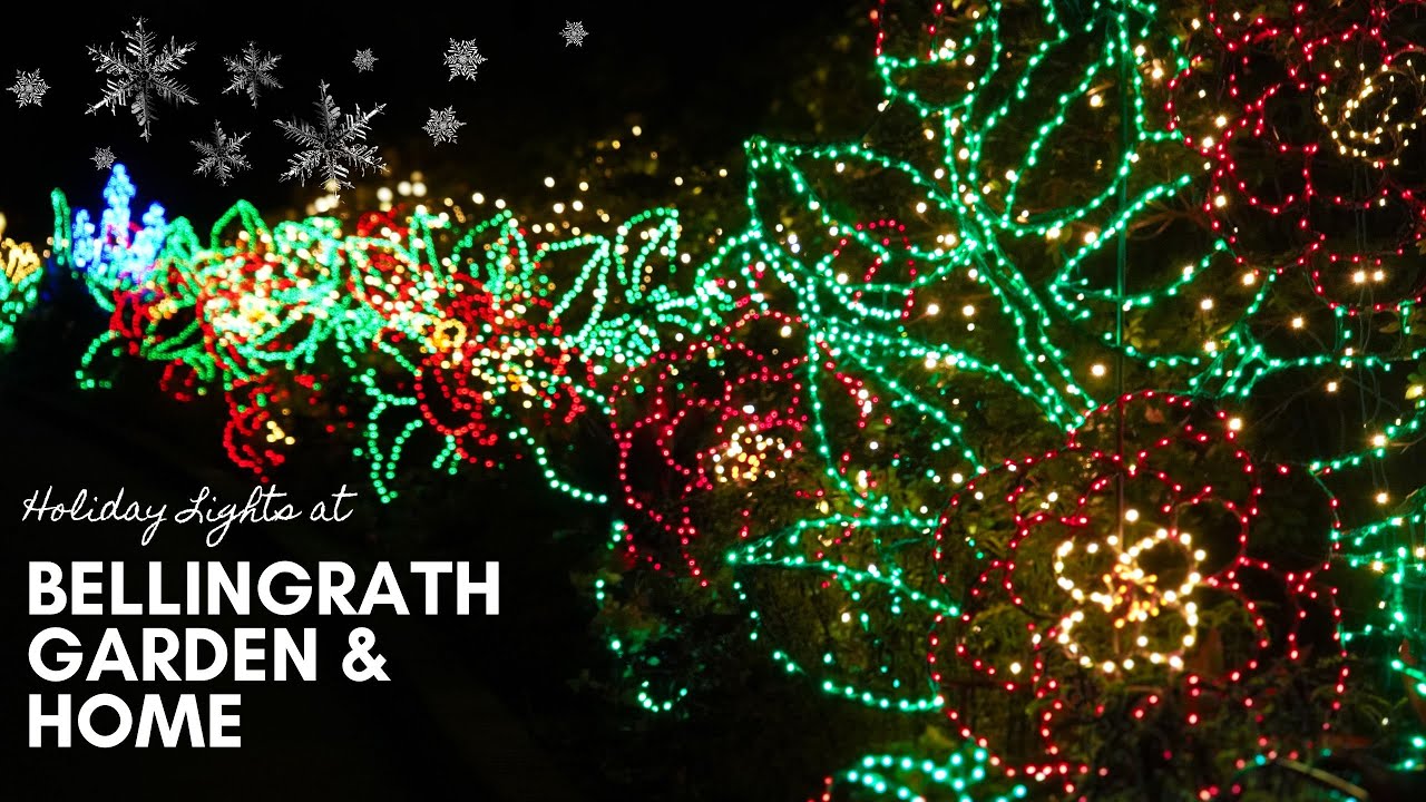 Bellingrath Garden and Home Christmas Lights in Mobile Alabama