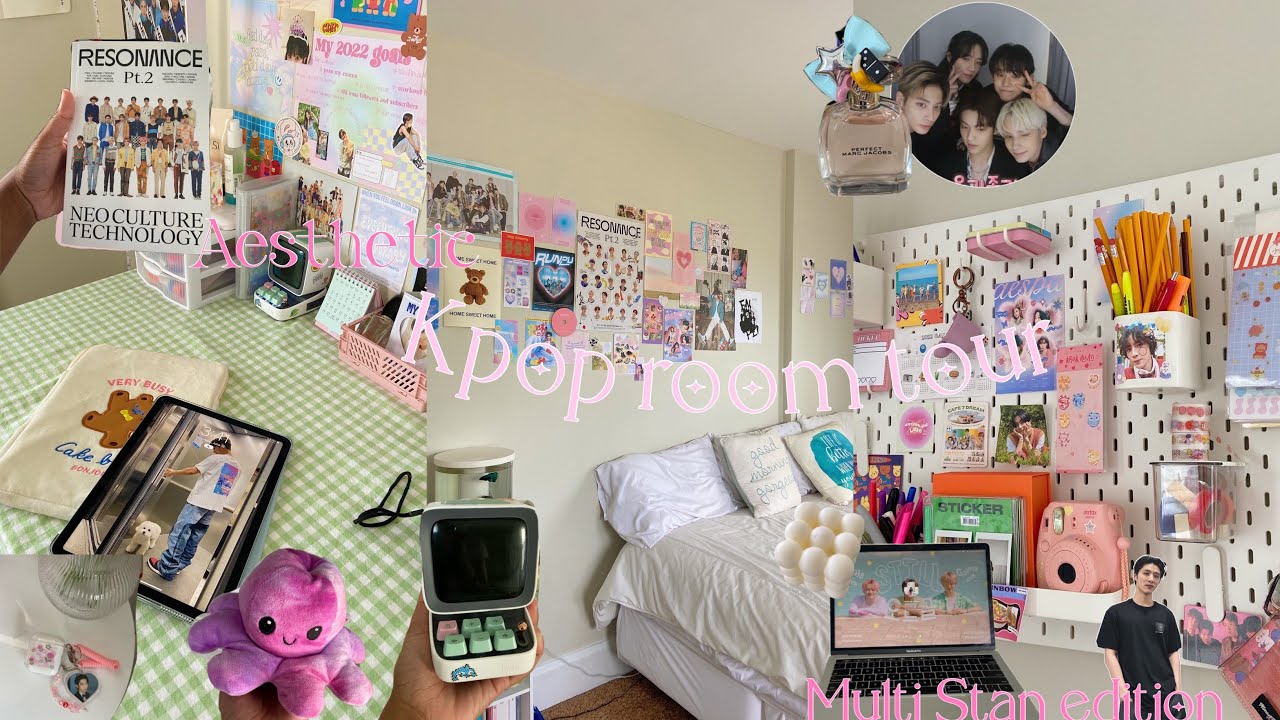 ✿ Aesthetic kpop room tour 2022 updated | multifandom edition ✿