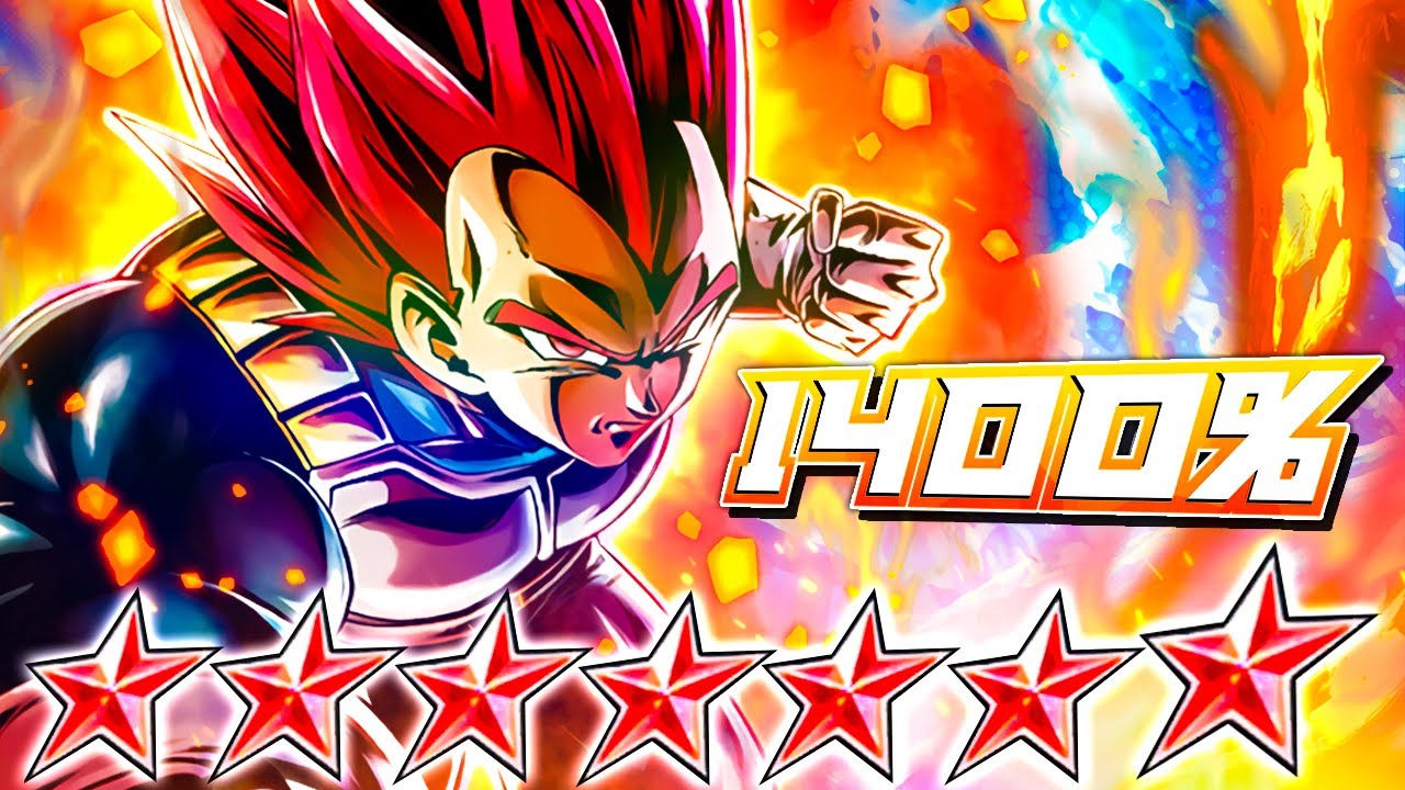 (Dragon Ball Legends) ZENKAI 7, 1400%, 14 ЗВЕЗД YEL SSJG VEGETA! АБСОЛЮТНЫЙ ДЕМОН ДЛЯ БОГА КИ!