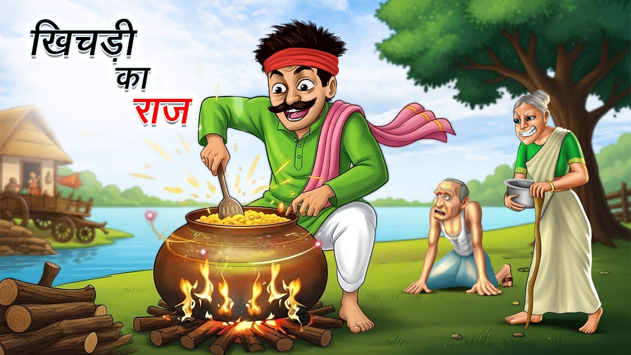 खिचड़ी का राज | KHICHDI KA RAAJ | HINDI KAHANI | CARTOON STORY | HINDI STORIES