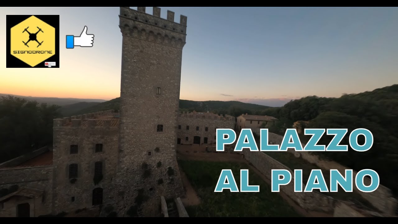 7. Castelli di Siena: Palazzo al Piano al tramonto