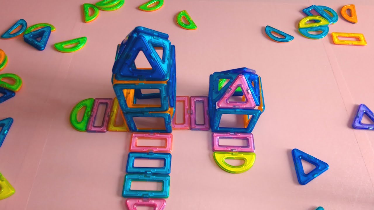 Let's create a house with Magnetic Tiles | Toy | Magnetic Tiles