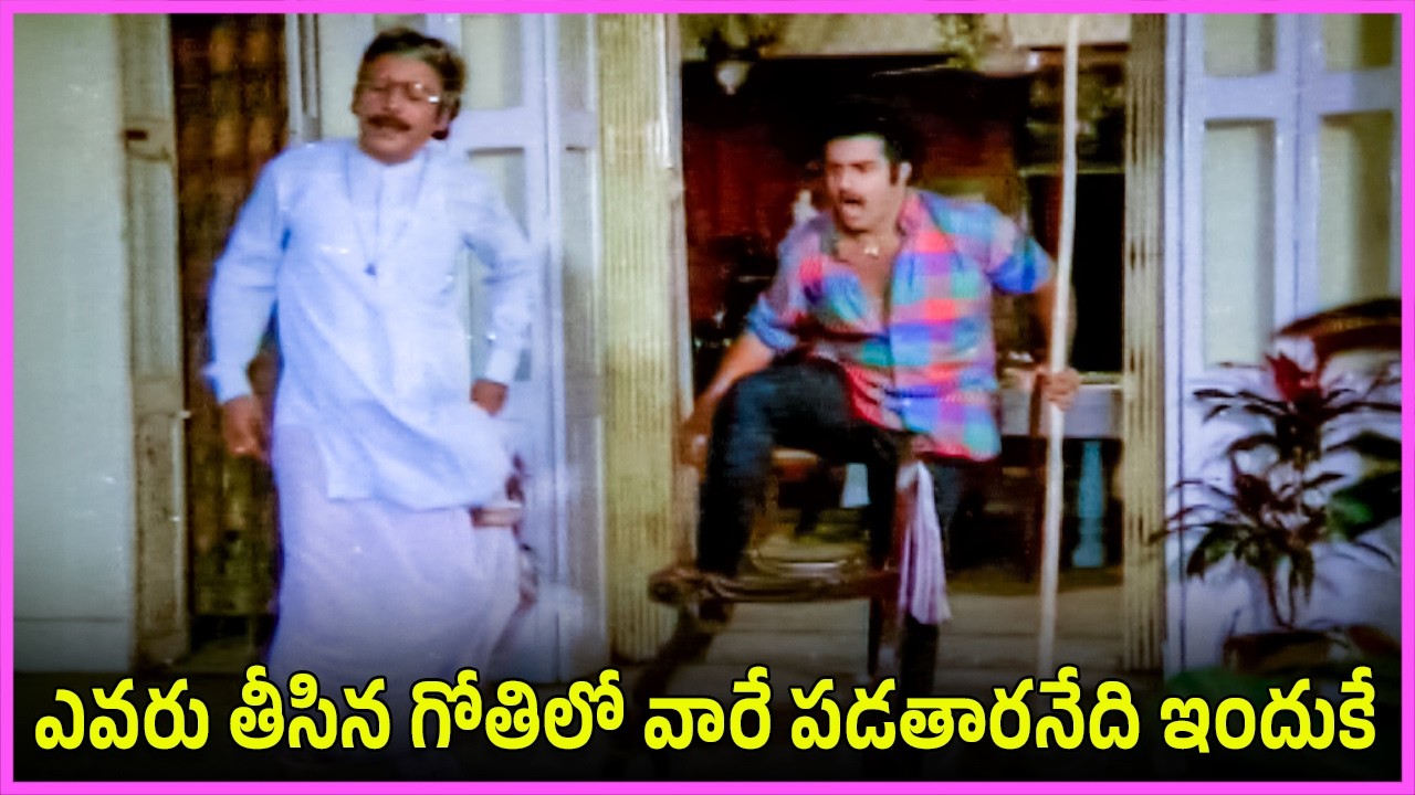 ఎవరు తీసిన గోతిలో వారే పడతారనేది ఇందుకే - Balakrishna, Rao Gopal Rao Ultimate Comedy Scenes