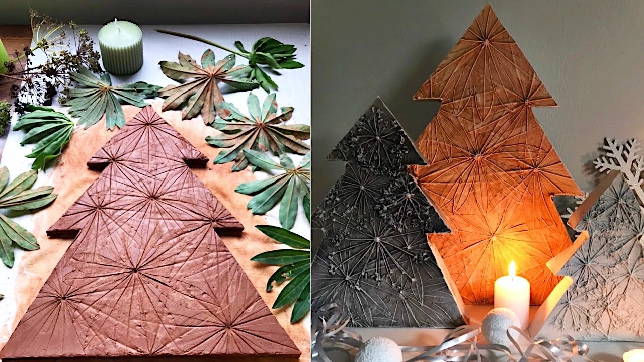 Botanical tile for winter home decor 🌿 Relaxing ART & DIY