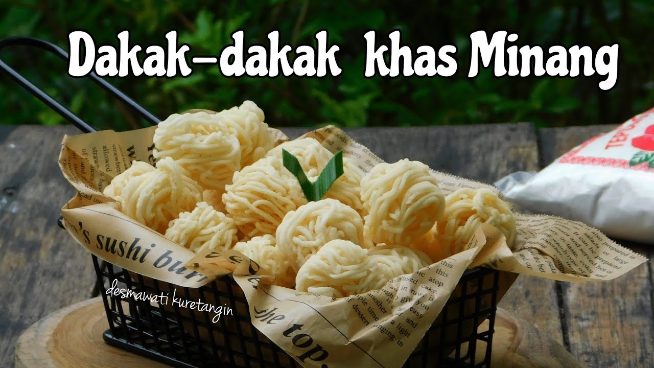 Resep Cara Membuat Dakak-dakak khas Minang Sumatera Barat TRADITIONAL FOOD INDONESIA