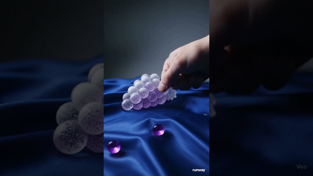 Karate Chop Destroys Glass Grapes | Super Satisfying Slow Mo #asmr #satisfying #asmrtriggers