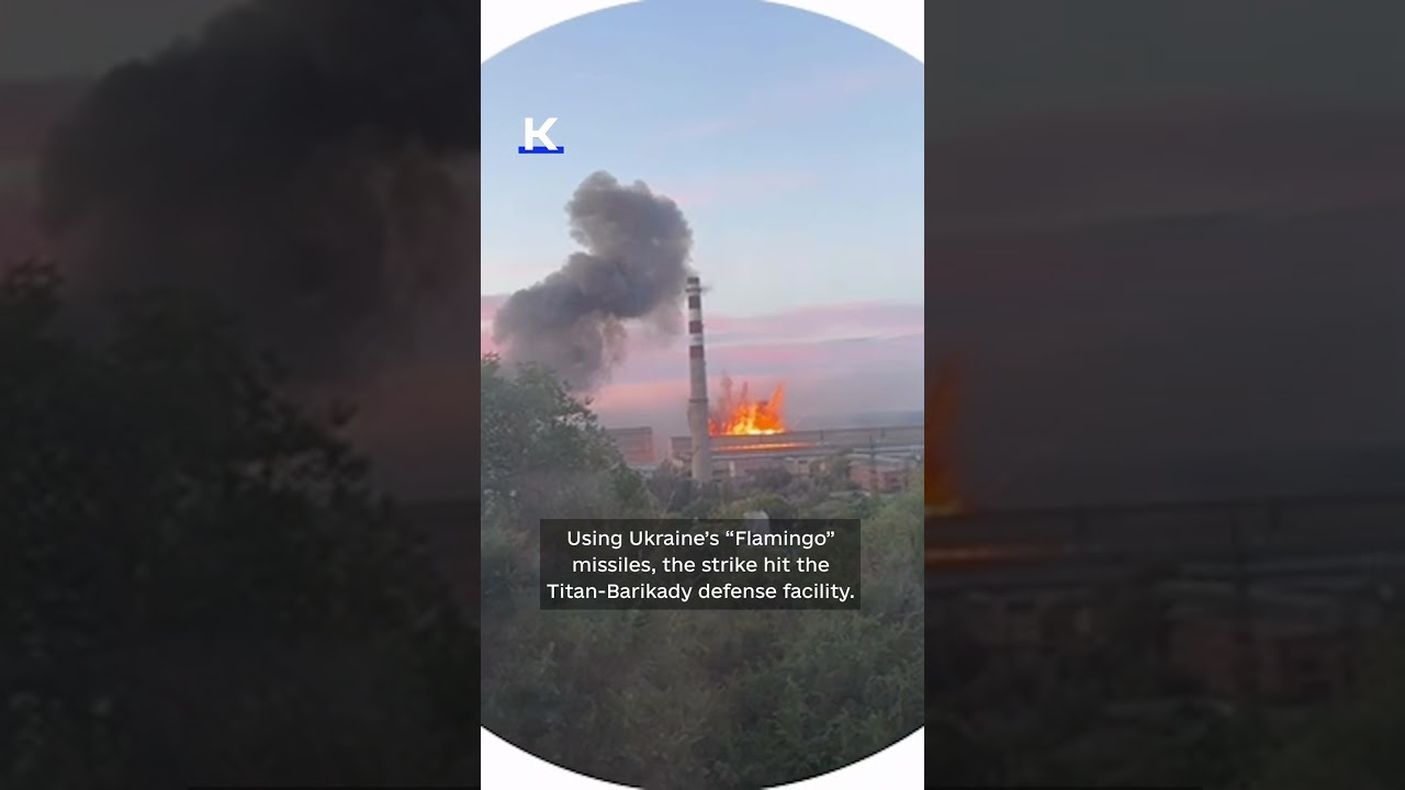 Zelensky confirms Ukrainian 'Flamingo' missiles struck major defense plant in Russia's Volgograd