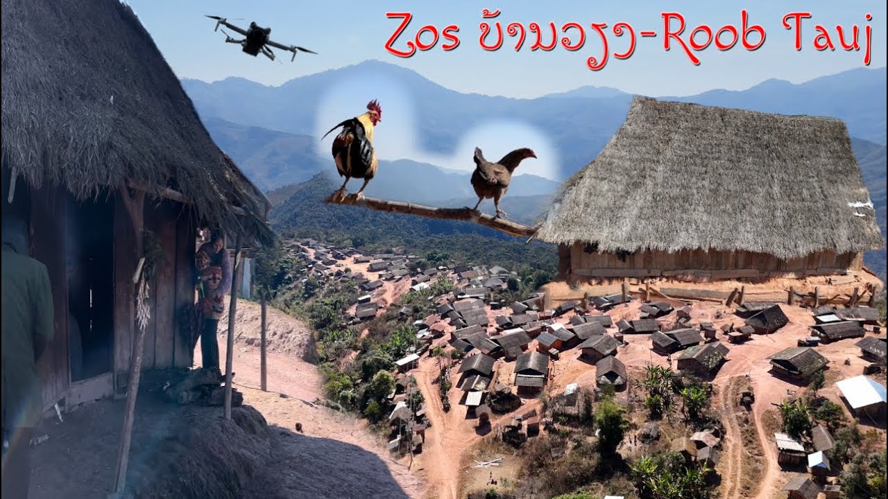 Ncig TojSiab 2025 Pt.10# [ Zos Roob Tauj - ບ້ານວຽງ ] Video 4K / Jan 21, 2025