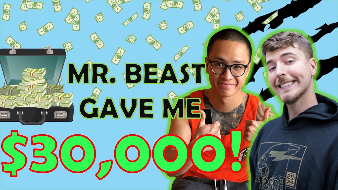 MRBEAST DONATED $30,000 TO ME! (Reaction Video)