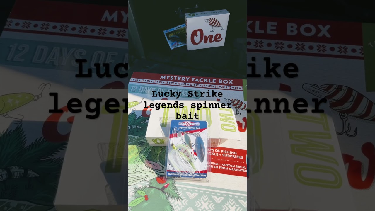 Day 2 unboxing Mystery Tackle Box 12 Days of Fishmas 