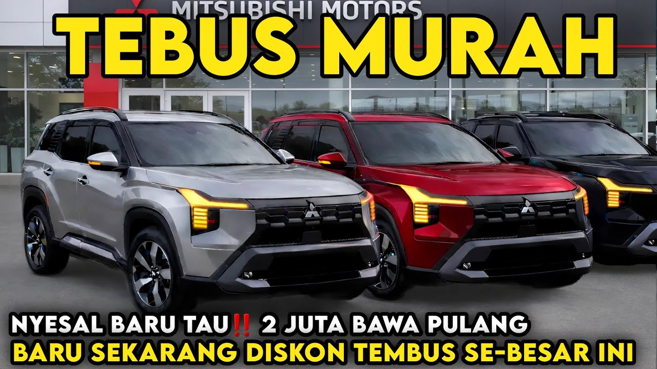 APA GAK RUGI? MITSUBISHI SENEKAD INI DEMI HABISKAN Sisa STOK 2025, SUV XFORCE MEROSOT Terjun Bebas!!