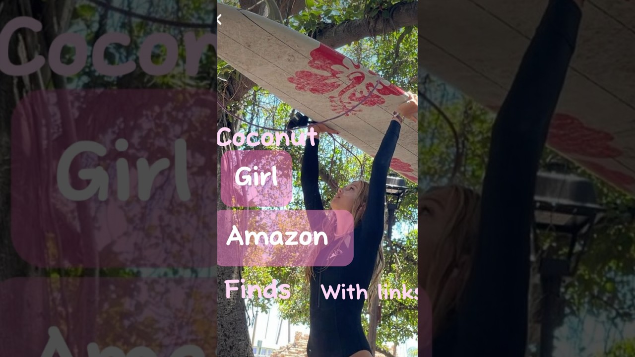 Coconut girl finds! 🌊🦀🥥🍒@amazon #preppy #coconutgirl