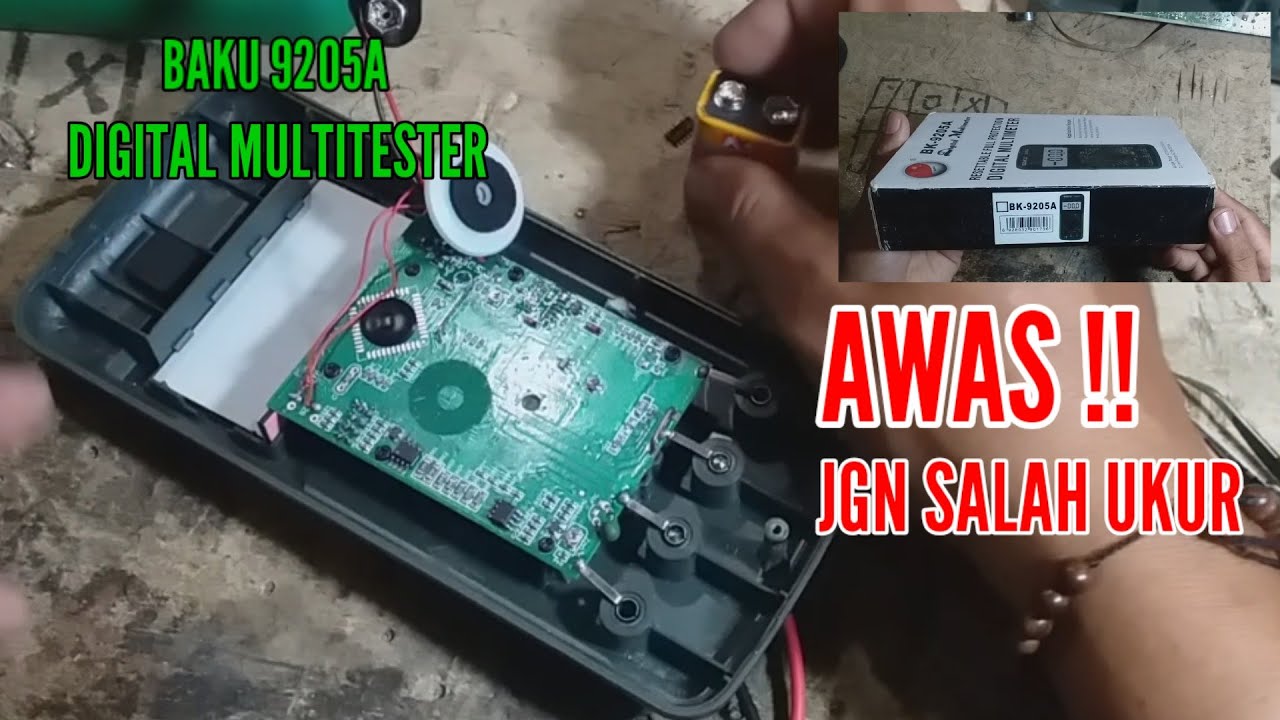 CARA MEMPERBAIKI MULTITESTER DIGITAL KERUSAKAN EROR