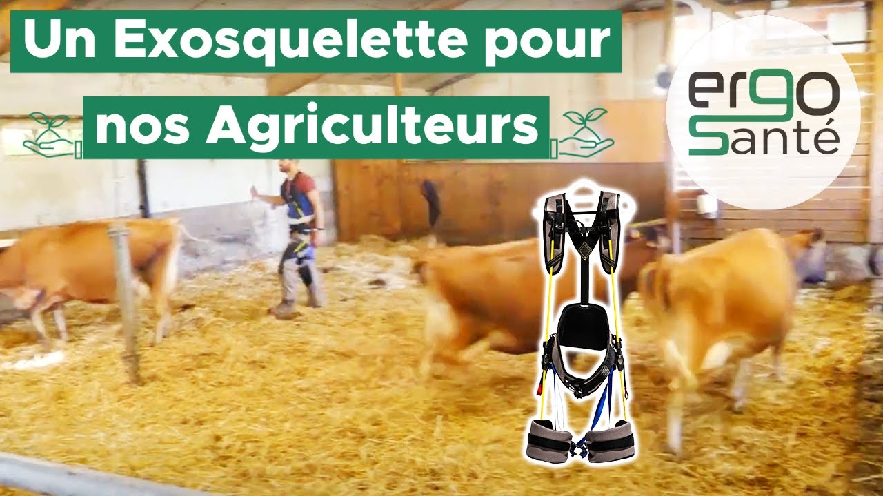 HAPO harnais de posture pour soulager le dos dans l'agriculture. Ergosanté