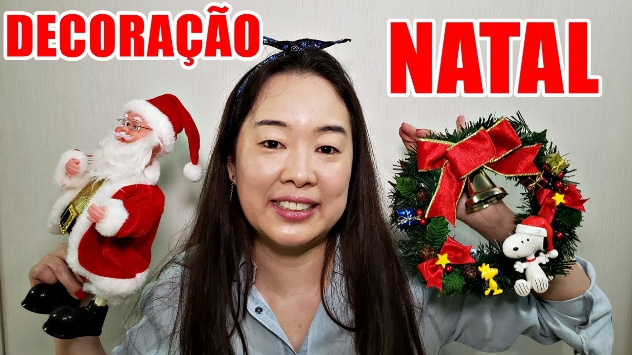 DECORAÇÃO ATRASADA DE NATAL COM ENFEITES DIFERENTES