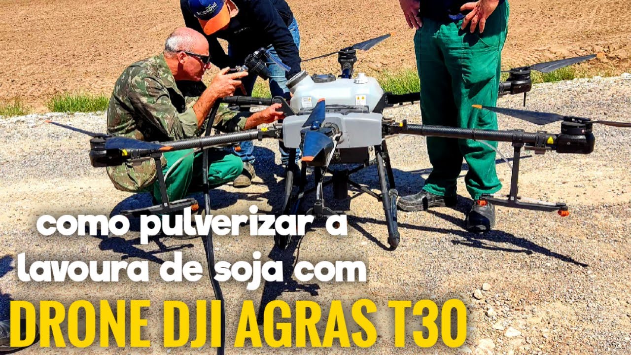 DRONE DE PULVERIZAÇÃO AGRÍCOLA | DJI AGRAS T30 Veja como funciona e quanto custa!