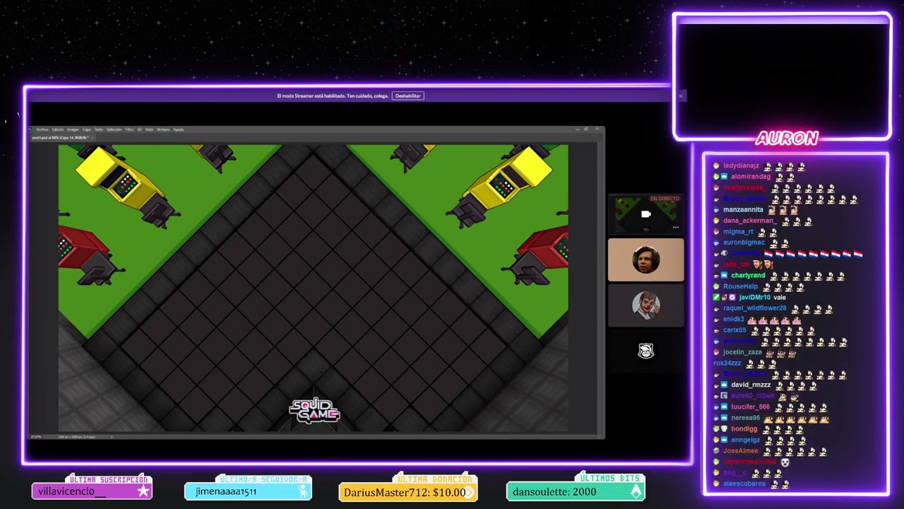 🔥 AuronPlay, El Rubius, Komanche: Squid Game Minecraft 🔥