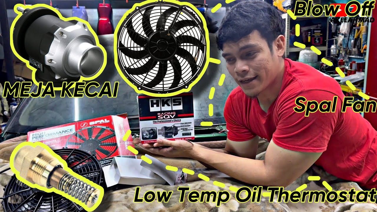 Meja Kecai Baranag Arena Edisi : Blow Off HKS, Spal Fan, Bandingkan Wind Speed 3 Jenis Kipas