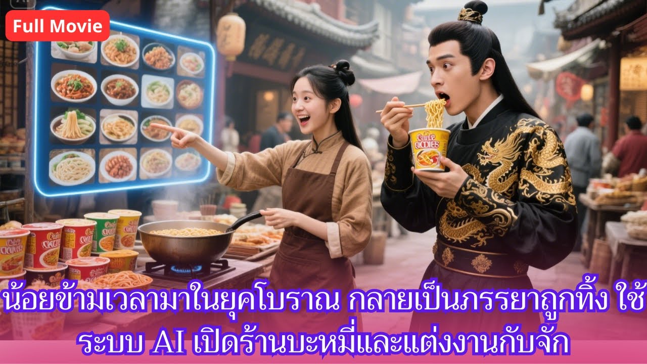 [ซีรีส์จีน] น้อยข้ามเวลามาในยุคโบราณ กลายเป็นภรรยาถูกทิ้ง ใช้ระบบ AI เปิดร้านบะหมี่และแต่งงานกับจัก
