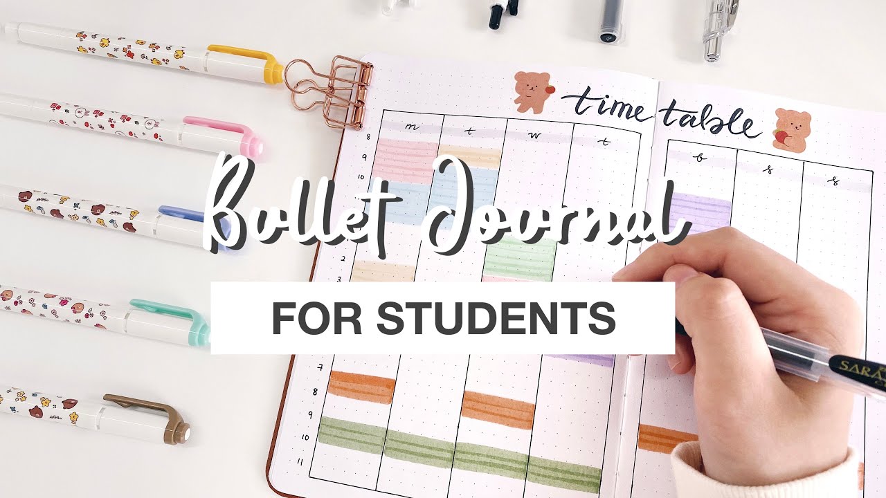 ✏️ bullet journal for students // simple and functional back-to-school bujo spreads