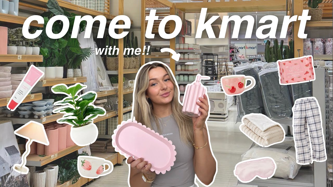kmart shop with me 🛒 camping essentials, new arrivals, beauty, clothing & accessories