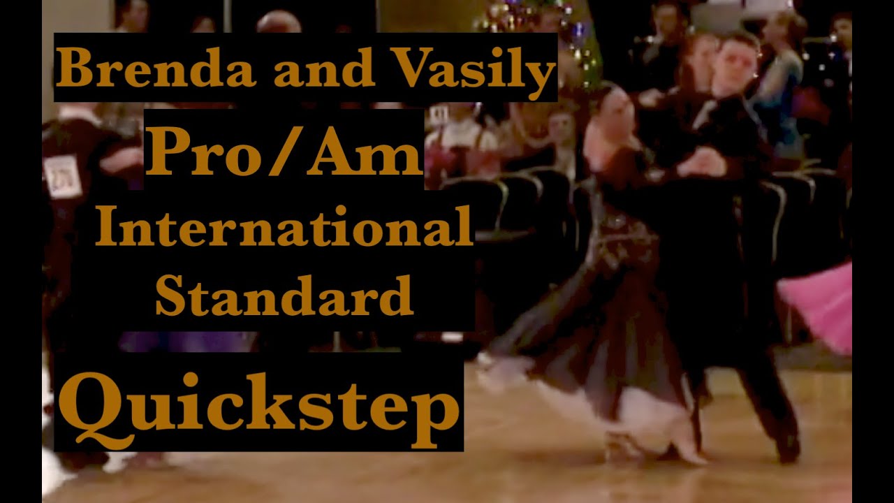Pro/Am Dance Competition International Standard Quickstep Bronze Brenda and Vasily Las Vegas 2008