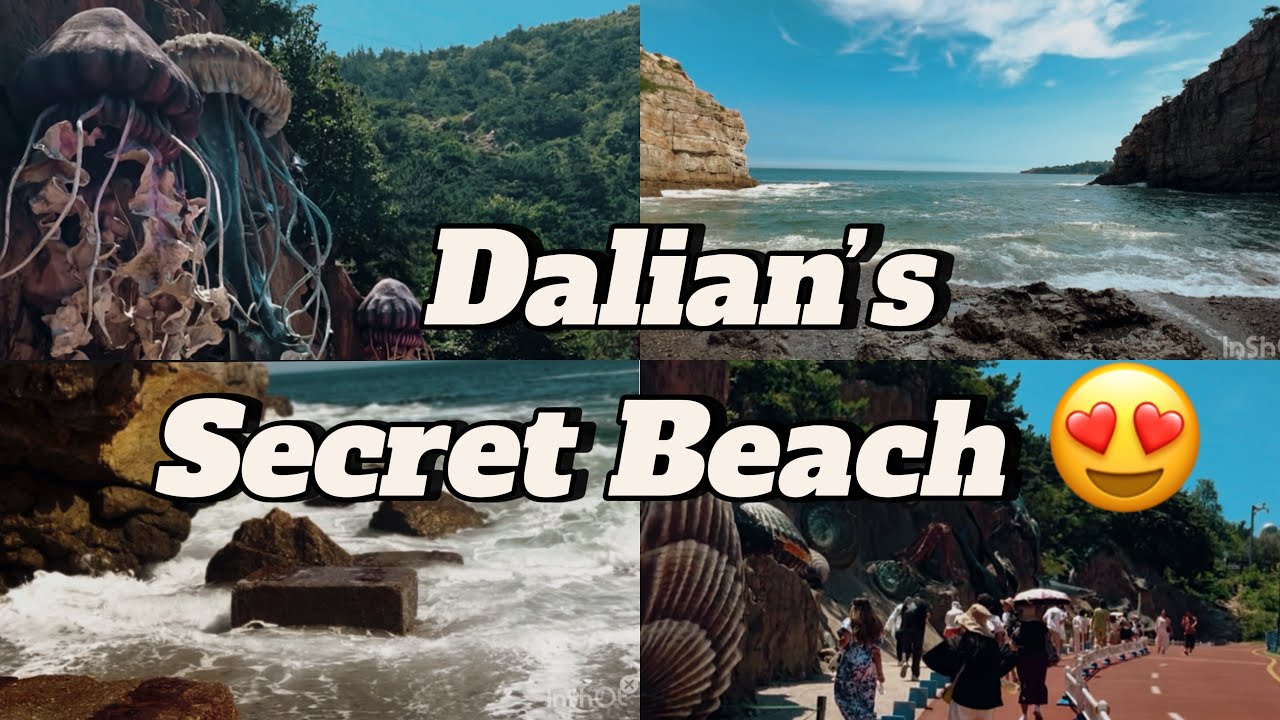 Hidden Beach in Dalian, 🇨🇳 | Secret Paradise in the Mountains 🌊 | Original China Sound 