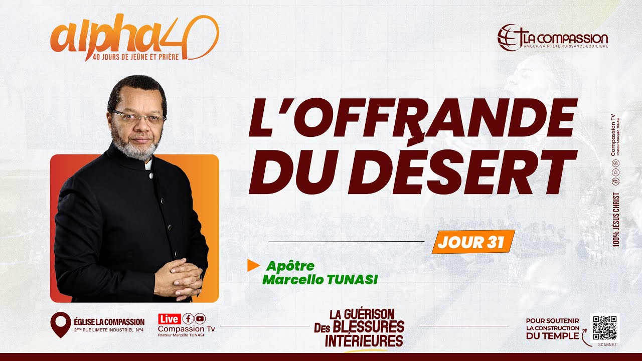 ALPHA 40 JOUR 31 • PAST MARCELLO TUNASI | 11.02.2026