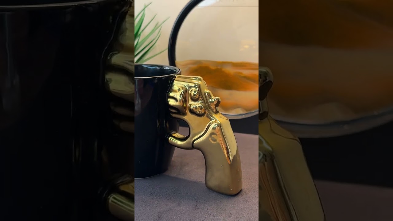 🔔 Revolver Grip Coffee Mug - Product Link in Bio ( # 2060 ) ‪@MaviGadgets