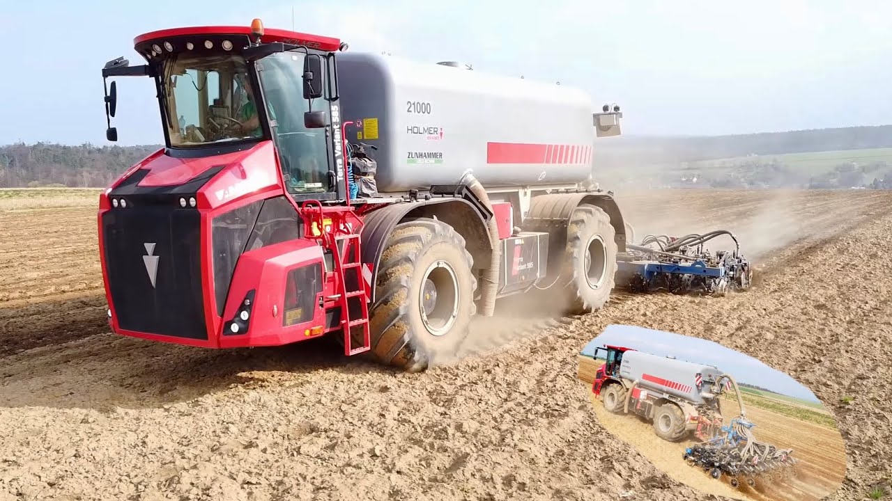 Holmer Terra Variant 585 | Strip-Till aplikace Digestátu