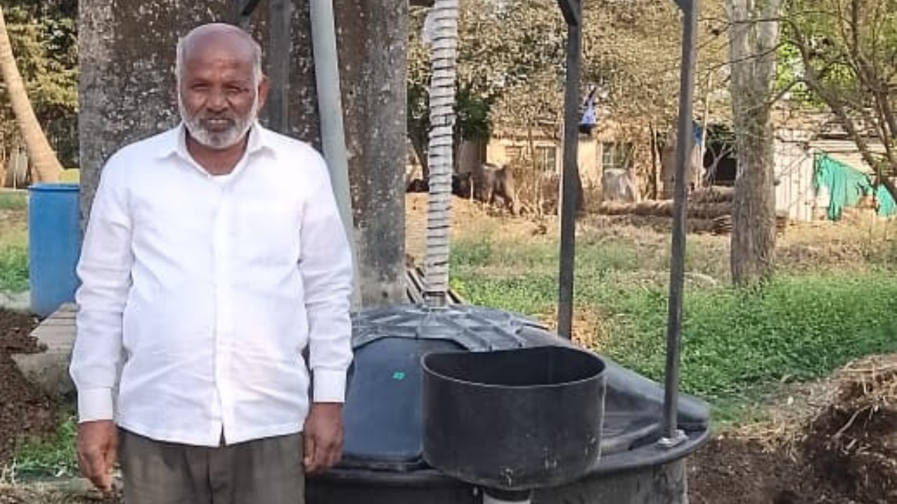 AgriVijay: 2m³ Floating type Biogas Digester | Dehu | Pune