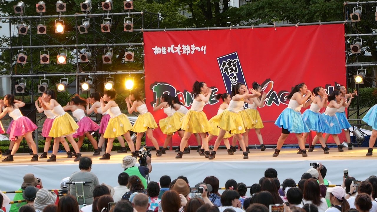 『桐商ダンス部』　ダンス八木節（桐生八木節祭り） 2018.08.05